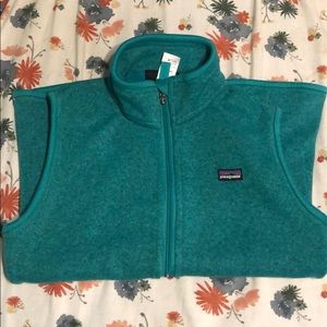 Patagonia teal fitted vest